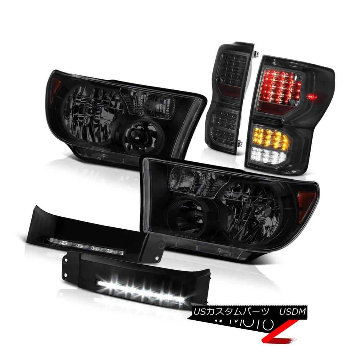 ヘッドライト 2007-2013 Toyota Tundra SR5 Tail Brake Lights Headlamps DRL Strip LED Assembly 2007-2013トヨタトンドラSR5テールブレーキライトヘッドランプDRLストリップLEDアセンブリ 【並行輸入品】