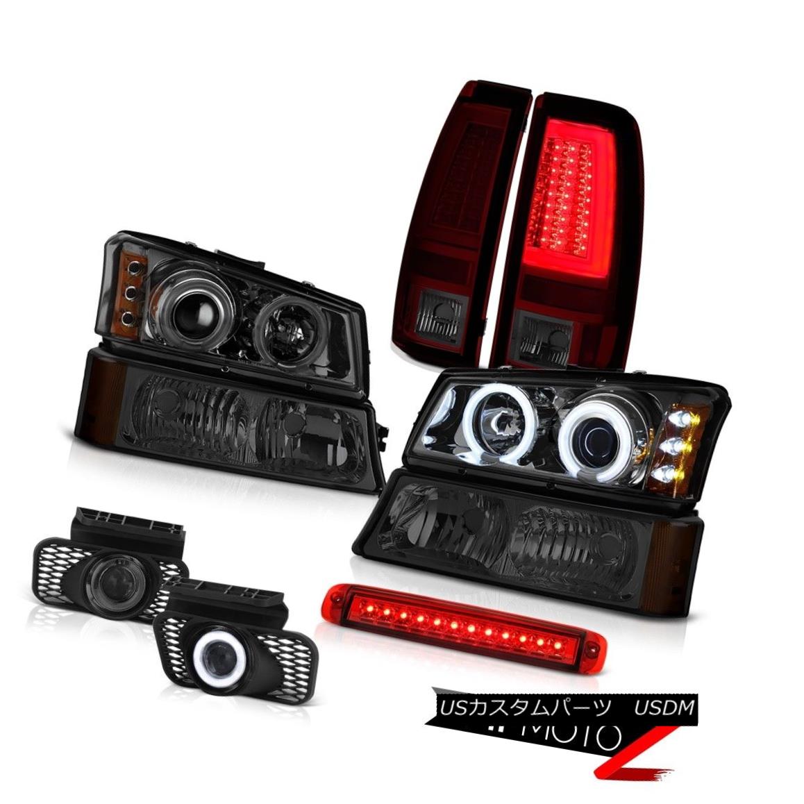 ヘッドライト 2003-2006 Chevy Silverado Taillights 3RD Brake Lamp Bumper Foglights Headlamps 2003-2006シボレーシルバラードテールライト3RDブレーキランプバンパーフォグライトヘッドランプ 【並行輸入品】