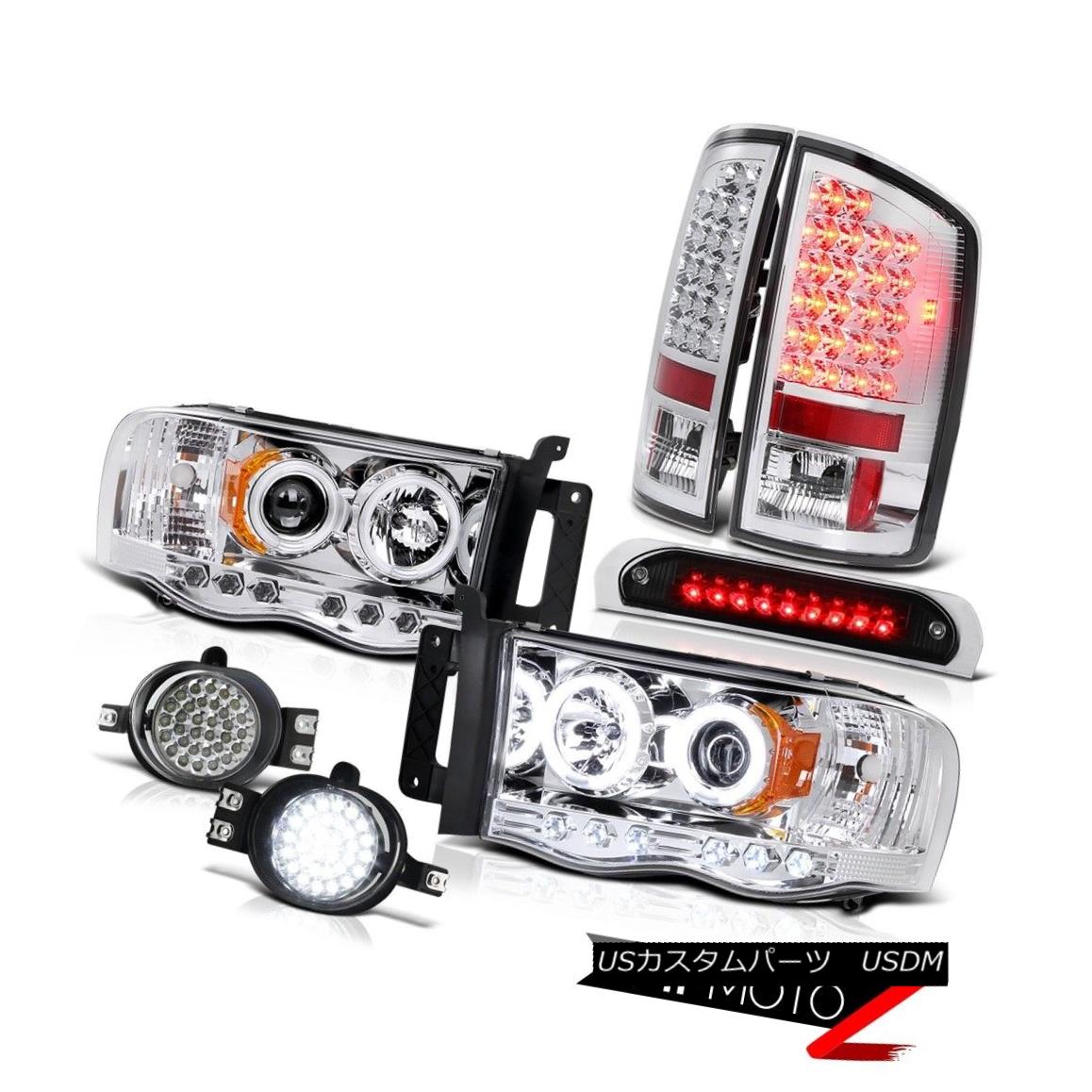 ヘッドライト 2002-2005 Ram 3500 Halo CCFL Headlights LED Tail Light Wiring+LED Fog High Brake 2002-2005 Ram 3500 Halo CCFLヘッドライトLEDテールライト配線+ LEDフォグハイブレーキ 【並行輸入品】｜カスタムパーツ WORLD倉庫