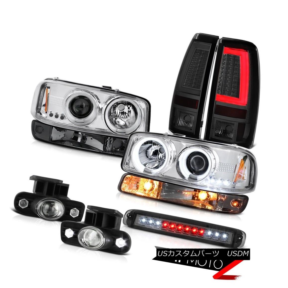 ヘッドライト 99-02 Sierra SL Tail Lamps High Stop Lamp Signal Fog CCFL Headlights Light Bar 99-02 Sierra SLテールランプハイストップランプ信号フォグCCFLヘッドライトライトバー 【並行輸入品】