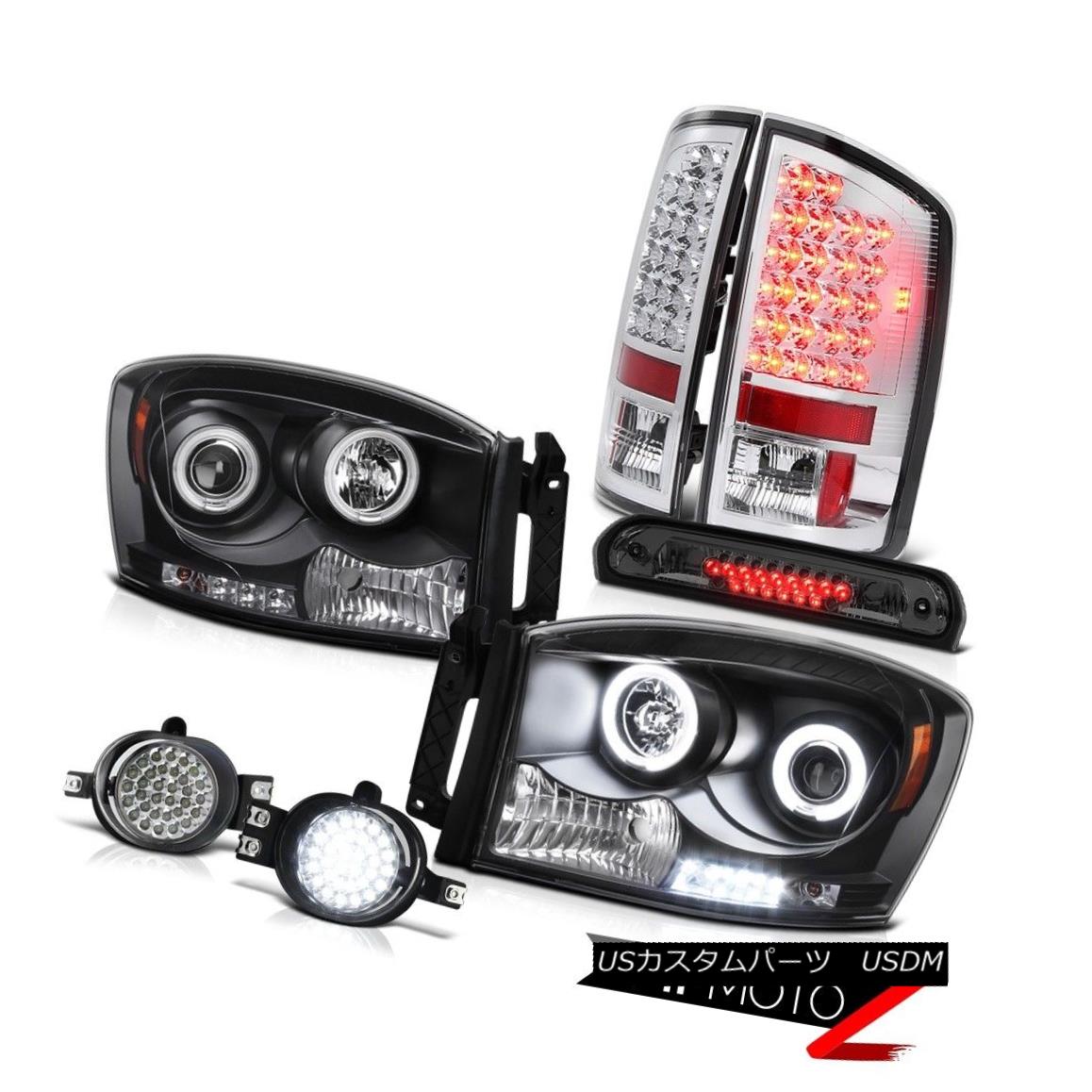 メーカー直売 ライト ランプ High Fog Drl Led Lights Tail Chrome Headlamp Ccfl Halo Slt Ram 08 07 ヘッドライト Brake Drlフォグハイブレーキキャロ 08ラムsltハローccflヘッドライトクロームテールライトled 07 Cargo Fapet Unsrat Ac Id