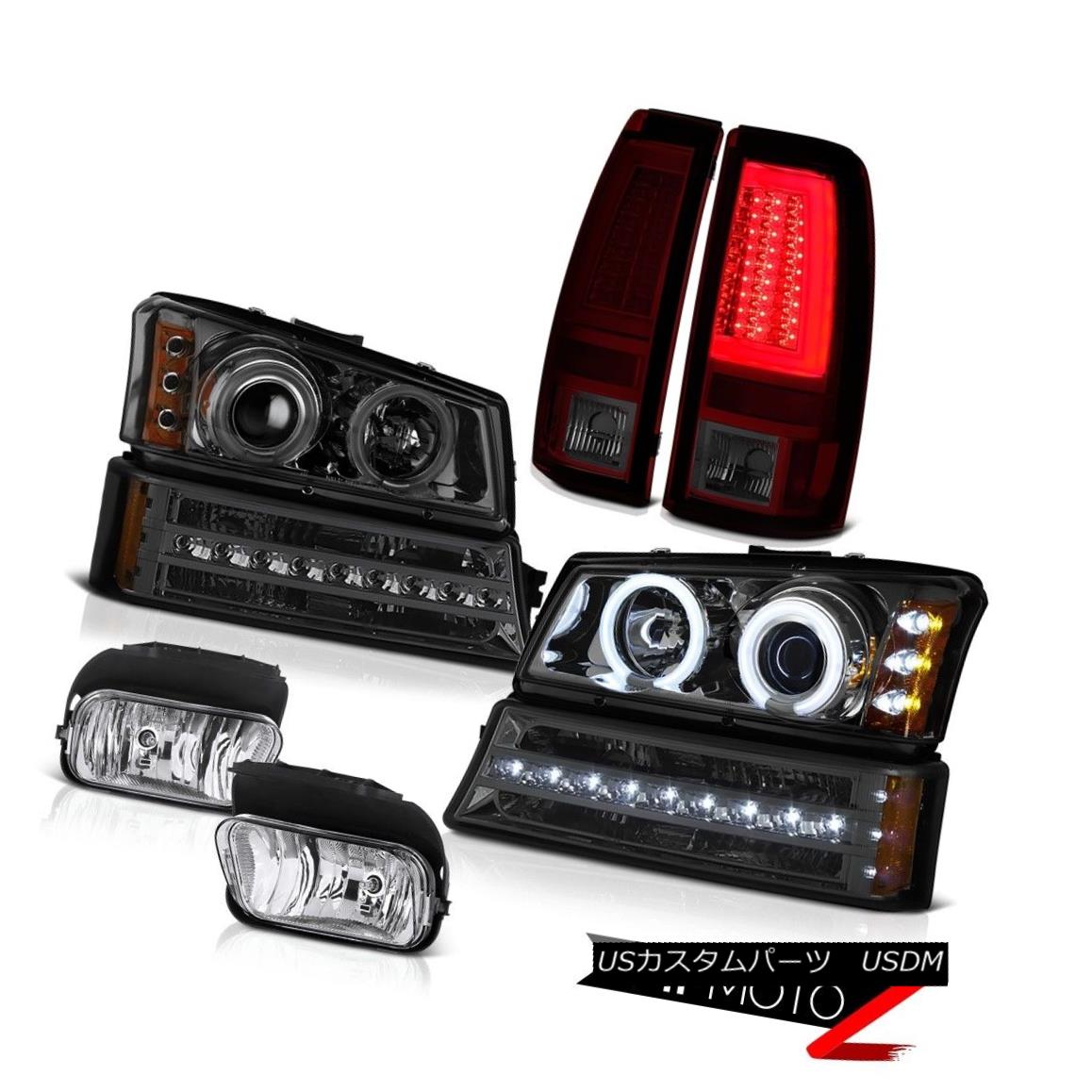 ヘッドライト 03-06 Silverado Tail Lights Euro Chrome Foglamps Smokey Turn Signal Headlights 03-06 SilveradoテールライトEuro Chrome Fogランプスモークターンシグナルヘッドライト 【並行輸入品】｜カスタムパーツ WORLD倉庫 85,971円