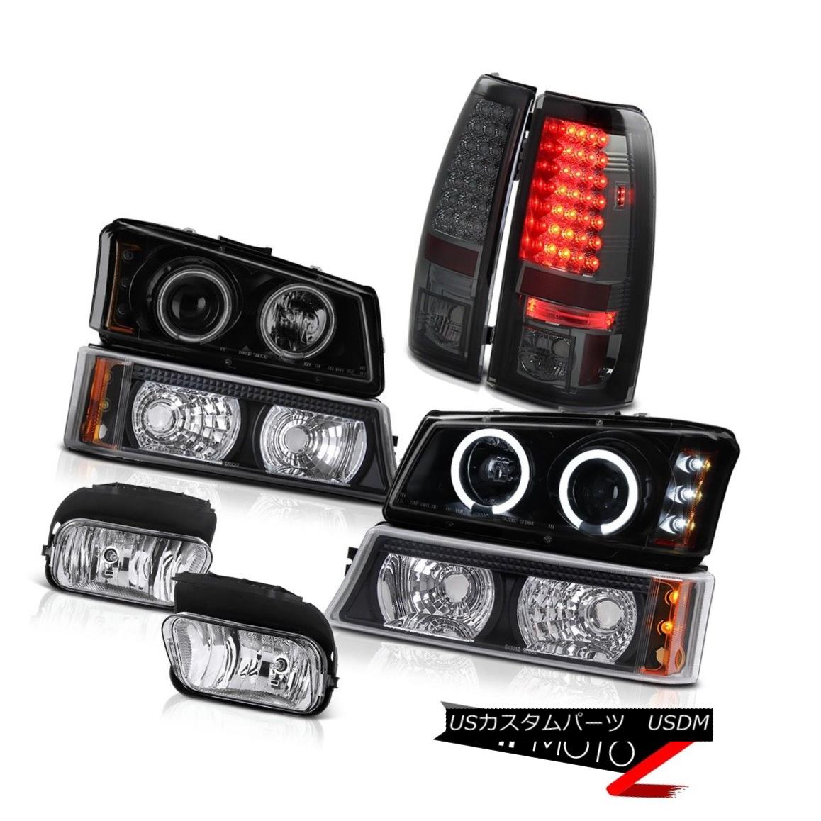 ヘッドライト Angel Eye Headlights Headlamp Signal Tail Lights Foglamp 03-06 Silverado DuraMax エンジェルアイヘッドライトヘッドランプ信号テールライトフォグランプ03-06 Silverado DuraMax 【並行輸入品】