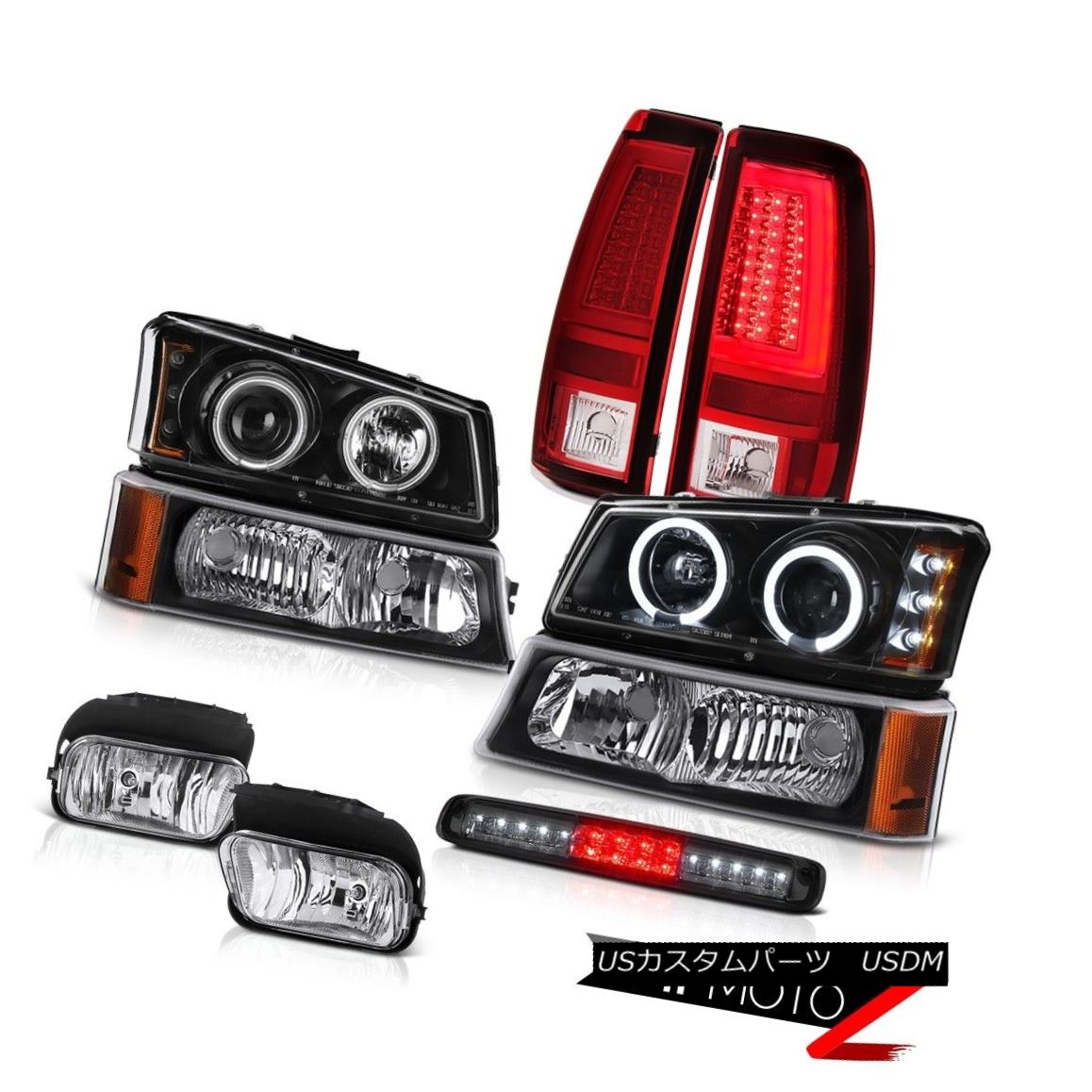 ヘッドライト 03-06 Silverado Tail Lamps Foglights Signal Lamp Third Brake Headlamps CCFL Ring 03-06 Silveradoテールランプフォグライト信号ランプThird BrakeヘッドランプCCFLリング 【並行輸入品】｜カスタムパーツ WORLD倉庫