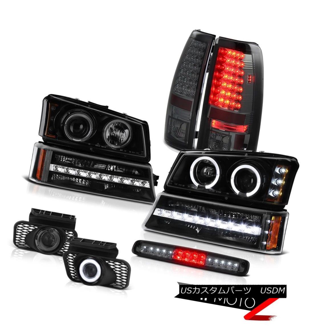 ヘッドライト 03-06 Chevy Silverado 3RD Brake Lamp Fog Lamps Black Signal Headlamps Taillamps 03-06 Chevy Silverado 3RDブレーキランプフォグランプブラックシグナルヘッドランプタイルランプ 【並行輸入品】｜カスタムパーツ WORLD倉庫