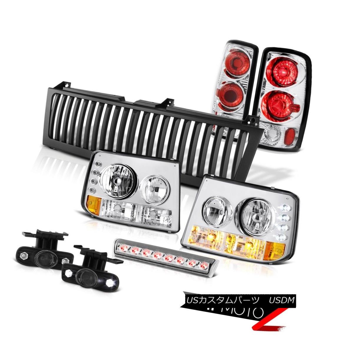 激安アウトレット ライト ランプ Tail Brake Rear Chrome Headlamps Euro ヘッドライト Lights ユーロヘッドランプクロームリアブレーキテールライトフォグハイledブラック00 06タホls Ls Tahoe 00 06 Black Led High Fog Www Thepitchblog It