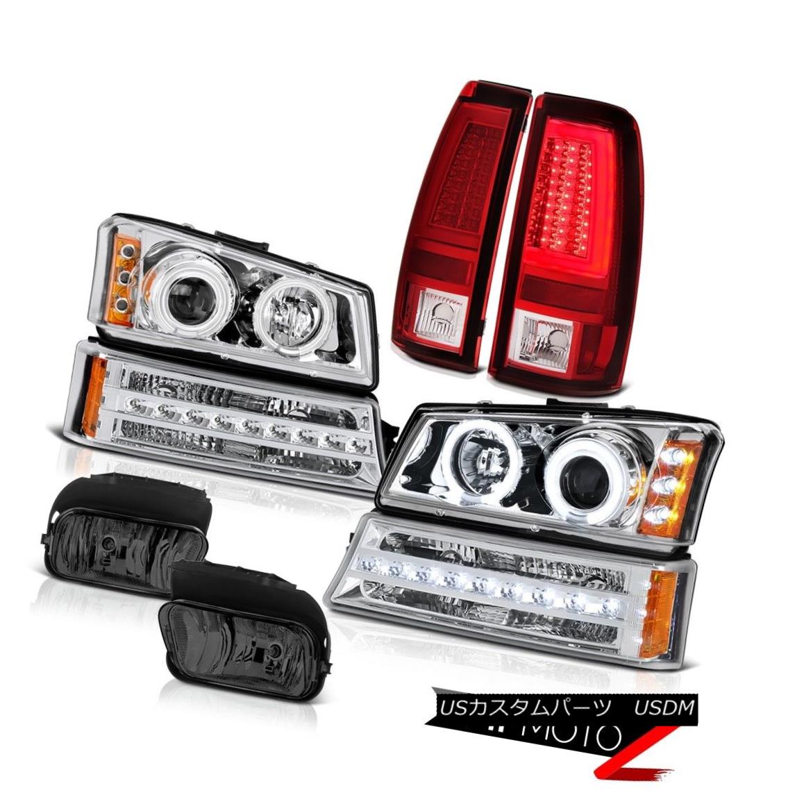 ヘッドライト 03-06 Silverado 1500 Tail Lamps Fog Turn Signal Headlights CCFL Halo CCFL Rim 03-06 Silverado 1500テールランプフォグターンシグナルヘッドライトCCFL Halo CCFLリム 【並行輸入品】