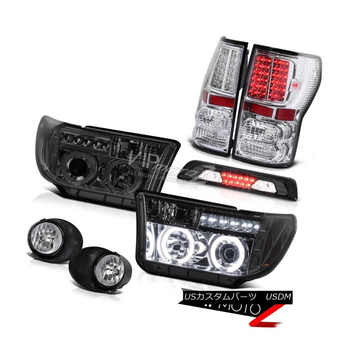 ヘッドライト 07-13 Toyota Tundra SR5 Fog Lamps Roof Brake Lamp Tail Lights Headlamps LED Cool 07-13トヨタトンドラSR5フォグランプルーフブレーキランプテールライトヘッドランプLEDクール 【並行輸入品】