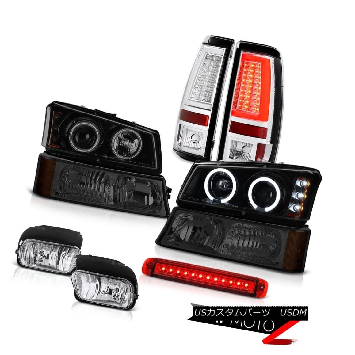 ヘッドライト 03-06 Silverado Taillamps 3RD Brake Light Fog Lamps Signal Headlamps CCFL Ring 03-06 Silverado Taillamps 3RDブレーキライトフォグランプシグナルヘッドランプCCFLリング 【並行輸入品】