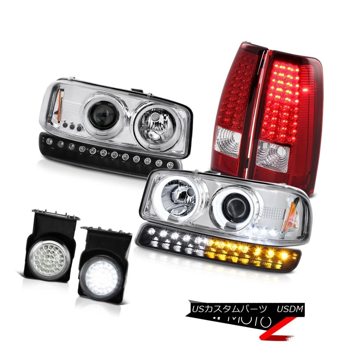 ヘッドライト 03-06 Sierra 6.0L Euro clear foglamps tail lights bumper light ccfl headlamps 03-06シエラ6.0Lユーロクリアフォグランプテールライトバンパーライトccflヘッドランプ 【並行輸入品】