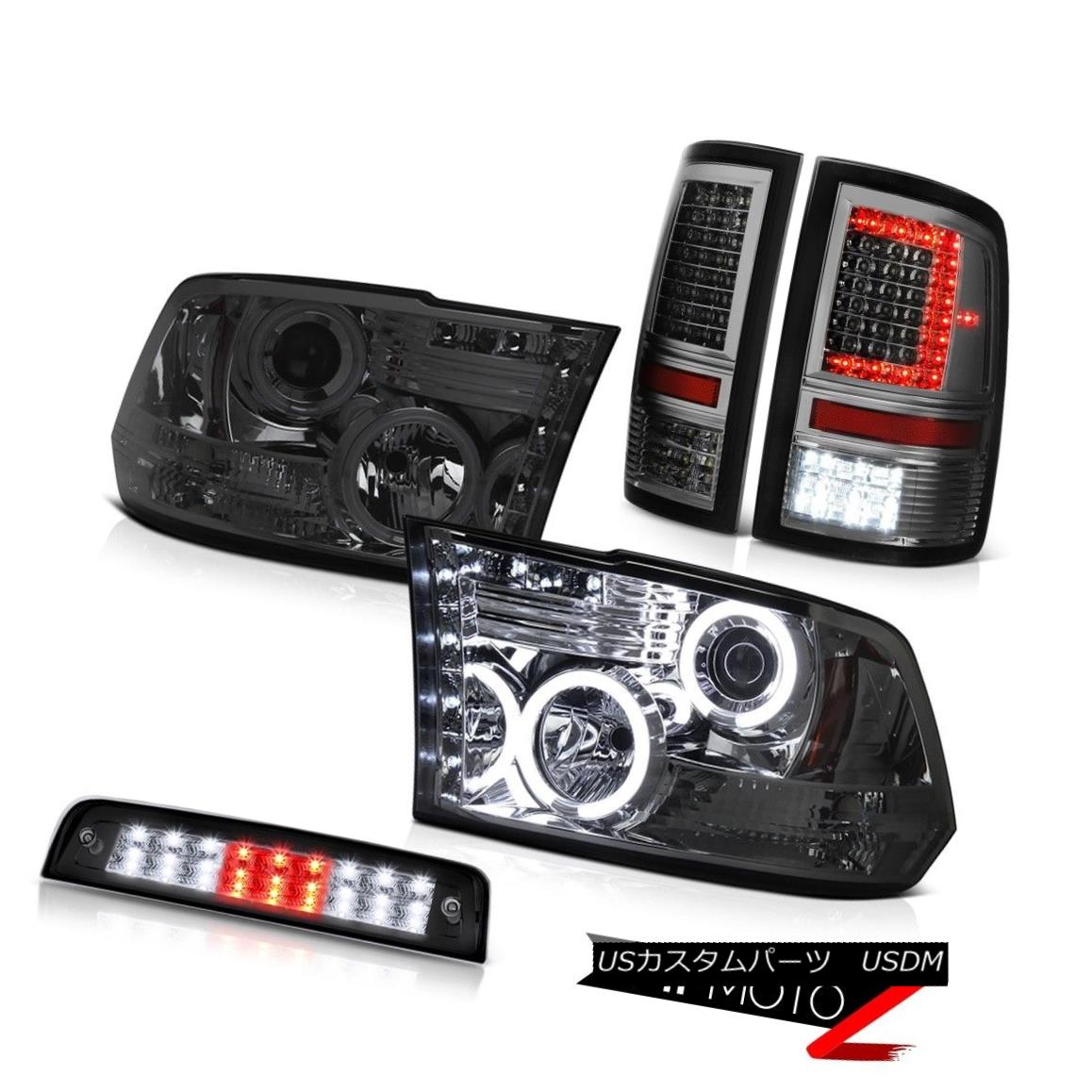 ヘッドライト 10 12 13 14 15 16-18 Dodge RAM 3500 3rd Brake Lights Tail Lamp CCFL Head PAIR 10 12 13 14 15 16-18ダッジRAM 3500第3ブレーキライトテールランプCCFLヘッドPAIR 【並行輸入品】