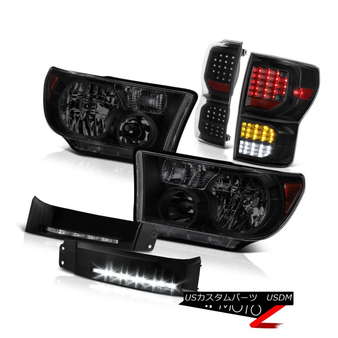 ヘッドライト 07-13 Toyota Tundra SR5 Tail Brake Lamps Headlamps Daytime Running \