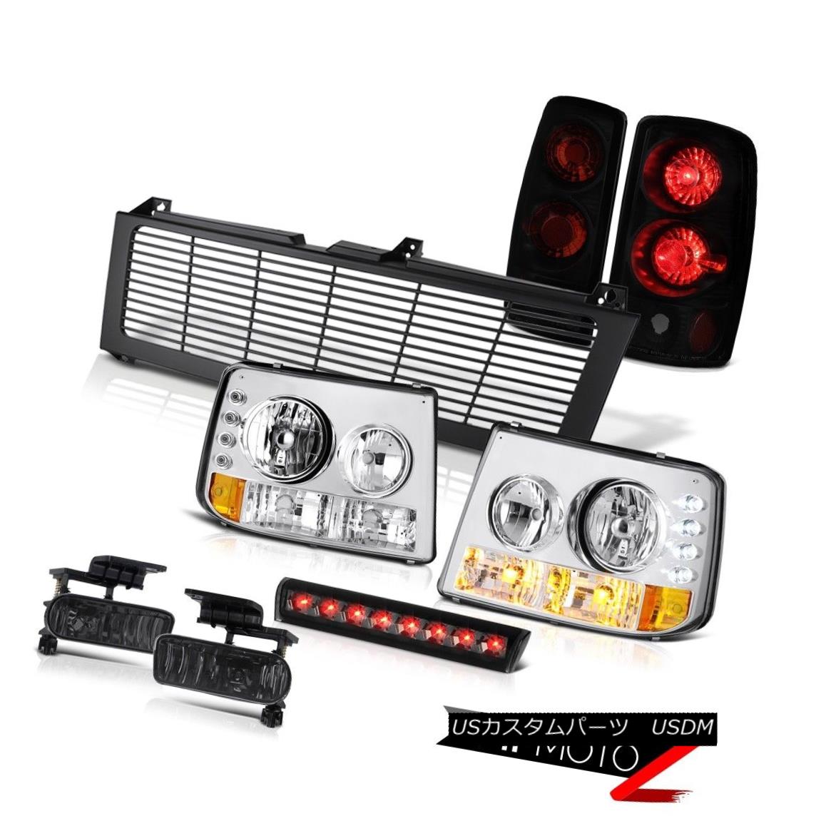 ライト ランプ 超安い ヘッドライト 00 06 00 06郊外の2500ヘッドランプ灰色の黒いブレーキランプ霧の停止led Led Stop Fog Smoke Lamps Brake Black Sinister Headlamps 2500 Suburban Kwakuku Com