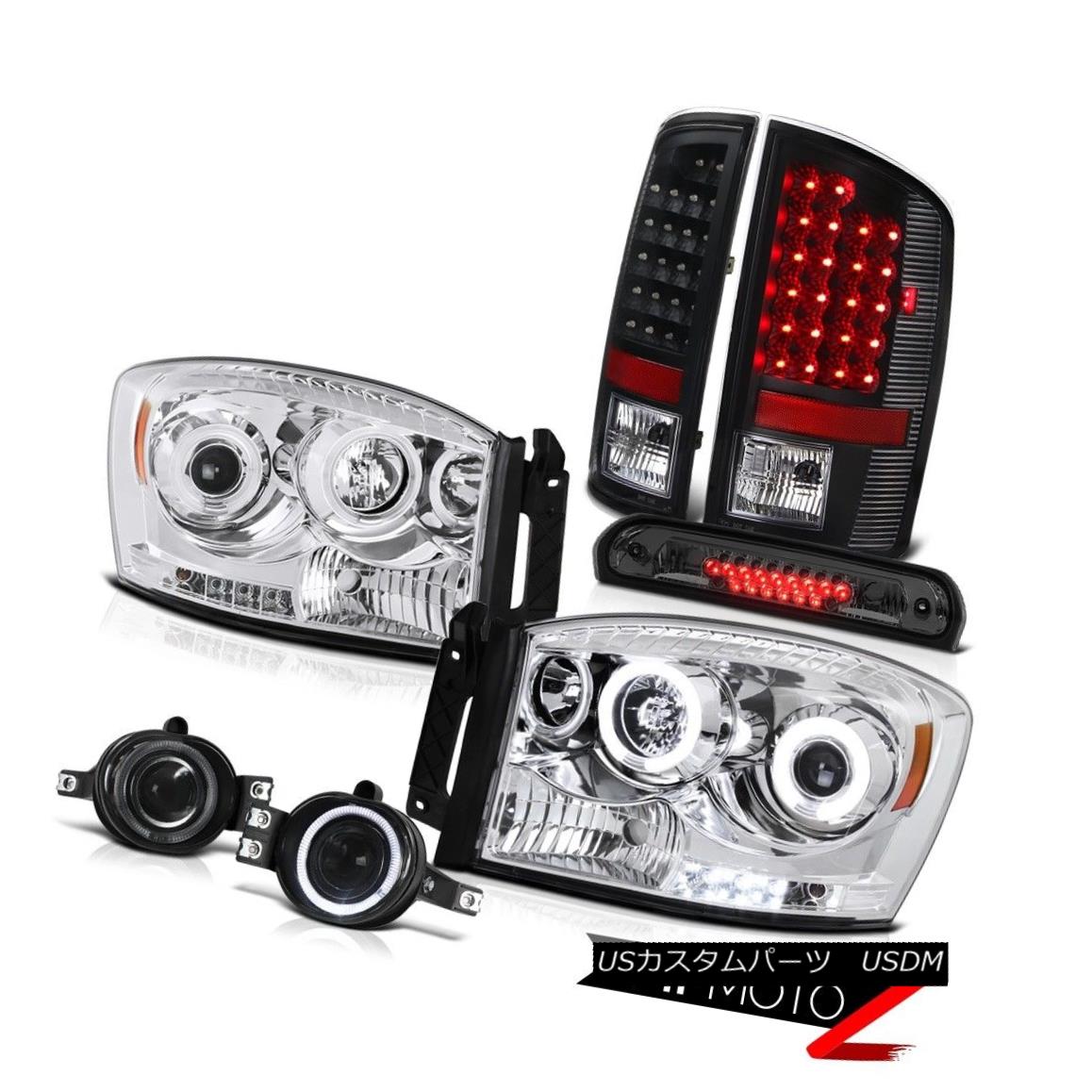 ヘッドライト CCFL Headlights Tail Lights Assembly LED Fog High Stop Smoke 2006 Dodge Ram 3500 CCFLヘッドライトテールライトアセンブリLEDフォグハイストップスモーク2006 Dodge Ram 3500 【並行輸入品】