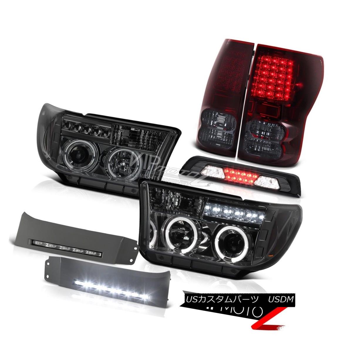 ヘッドライト 07-13 Toyota Tundra SR5 DRL Strip Roof Brake Lamp Tail Lamps Headlamps SMD DRL 07-13トヨタトンドラSR5 DRLストリップ屋根ブレーキランプテールランプヘッドランプSMD DRL 【並行輸入品】