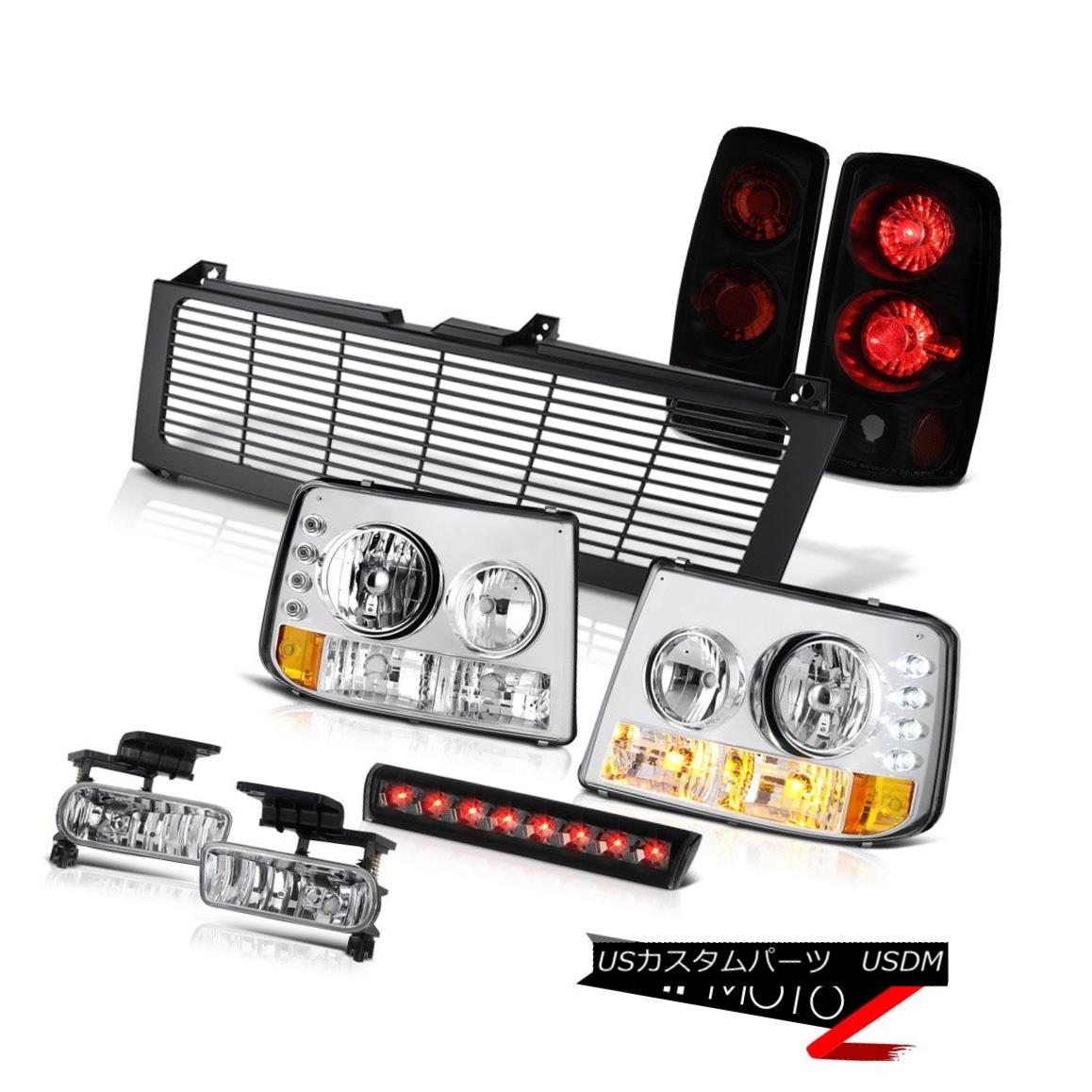 ヘッドライト Euro Bumper+Headlamps Sinister Black Tail Fog High Smoke 2000-2006 Suburban 5.7L ユーロバンパー+ヘッドラム ps詐欺師黒尾霧高煙2000-2006郊外5.7L 【並行輸入品】|カスタムパーツ WORLD倉庫