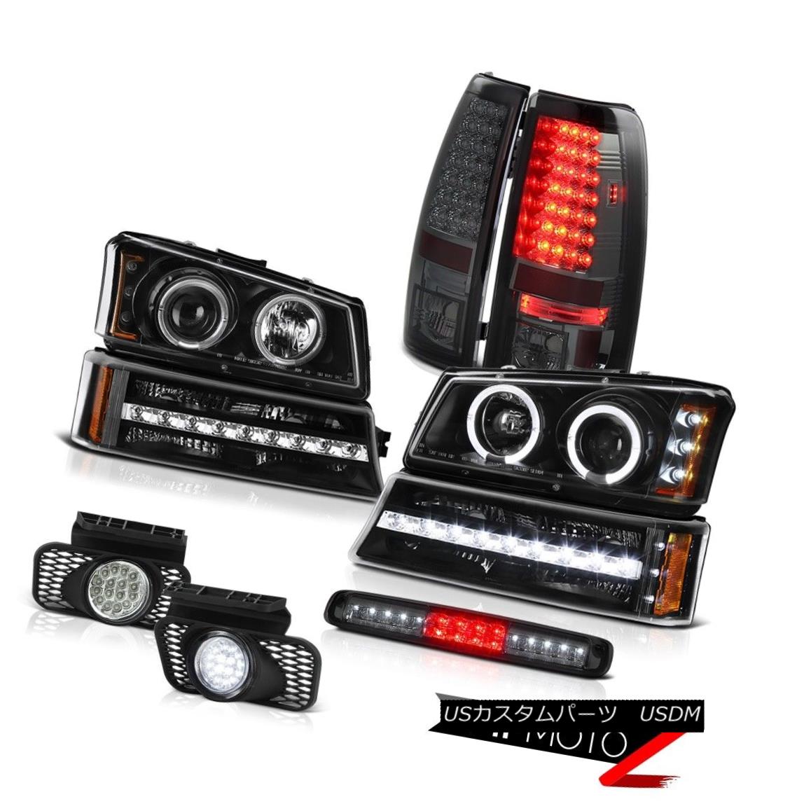 ヘッドライト 03-06 Silverado 1500 Smokey Roof Cab Light Foglights Parking Headlamps Taillamps 03-06 Silverado 1500スモーキールーフキャブライトフォグライトパーキングヘッドランプテールランプ 【並行輸入品】