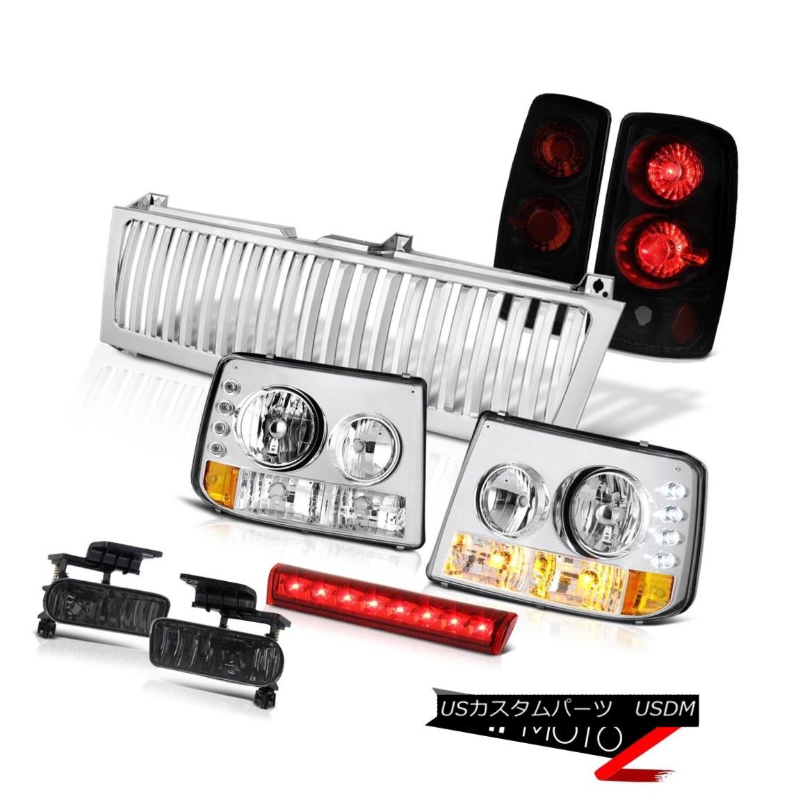 ヘッドライト Signal Headlights Rear 3rd Tail Smoke Fog 3rd Red LED Chrome 00-06 Suburban 5.7L シグナルヘッドライトリア第3テール煙霧第3レッドLEDクローム00-06郊外5.7L 【並行輸入品】｜カスタムパーツ WORLD倉庫