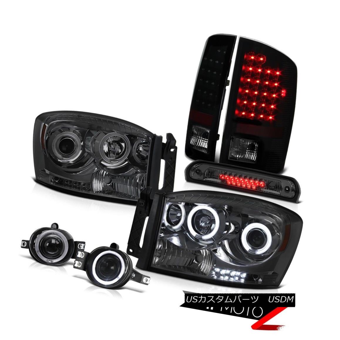 ヘッドライト CCFL Headlights Smoke LED Brake Lamps Projector Chrome Fog 2006 Dodge Ram 3500 CCFLヘッドライトスモークLEDブレーキランププロジェクターChrome Fog 2006 Dodge Ram 3500 【並行輸入品】