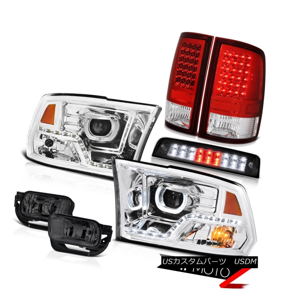 ヘッドライト 09 10 11-18 Dodge RAM 2500 Black Brake Lights DRL Headlamps Fog Lamp Tail Light 09 10 11-18ダッジRAM 2500ブラックブレーキライトDRLヘッドライトフォグランプテールライト 【並行輸入品】