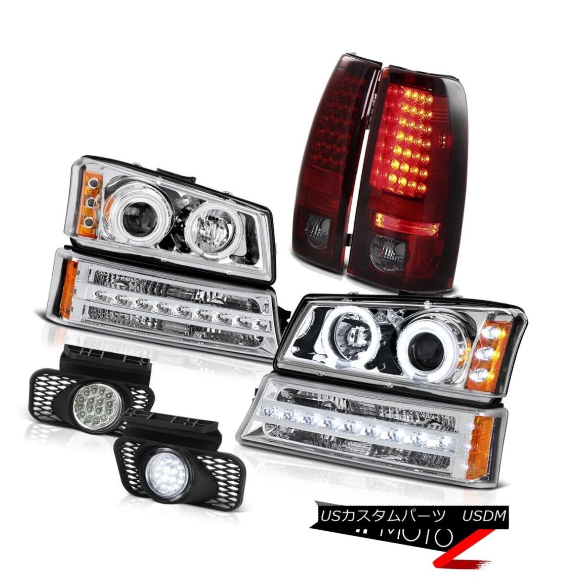 ヘッドライト 2003-2006 Silverado 3500HD Chrome foglights tail lights signal lamp headlamps 2003-2006シルバラード3500HDクロームフォグライトテールランプシグナルランプヘッドランプ 【並行輸入品】