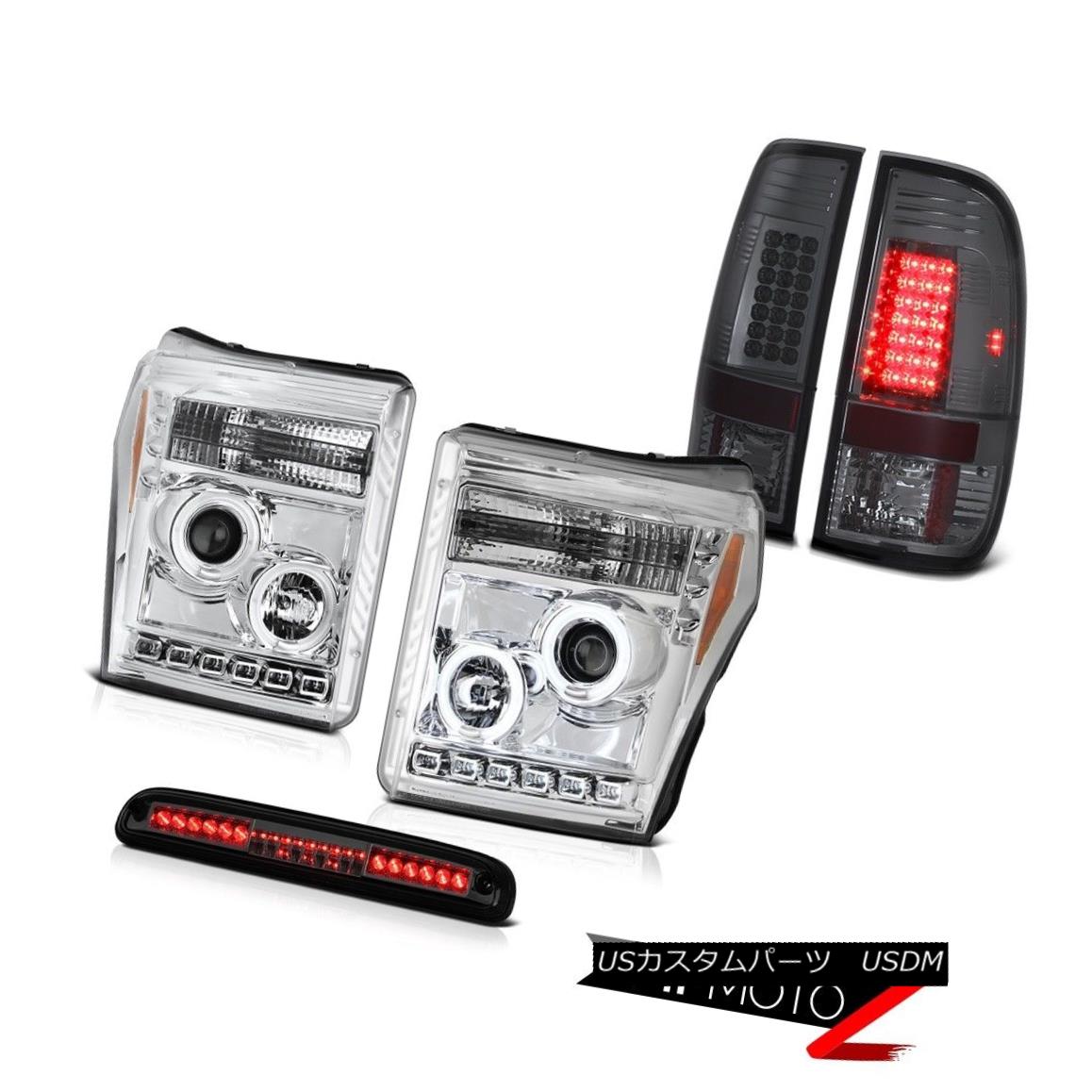 ヘッドライト 2011-2016 F350 Xlt Third Brake Lamp Taillamps Clear Chrome Projector Headlights 2011-2016 F350 Xlt第3ブレーキランプタイルランプクリアクロムプロジェクターヘッドライト 【並行輸入品】｜カスタムパーツ WORLD倉庫