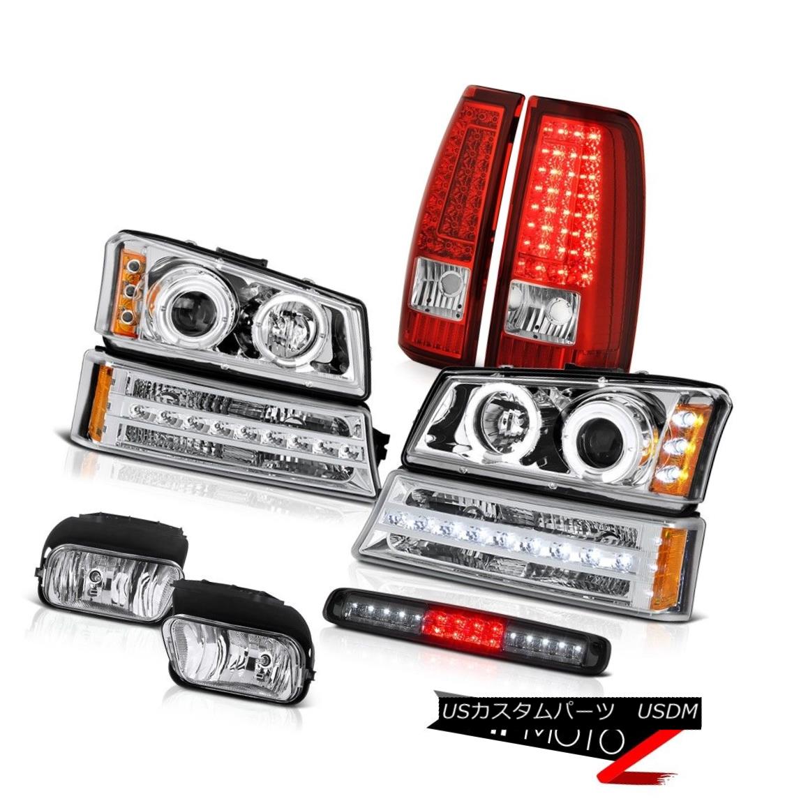 ヘッドライト 03-06 Silverado Third Brake Light Foglamps Tail Lamps Bumper Headlamps LED SMD 03-06 Silverado第3ブレーキライトフォグランプテールランプバンパーヘッドランプLED SMD 【並行輸入品】