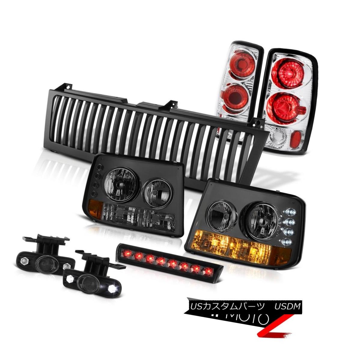 ヘッドライト Signal Headlights Rear Taillamps Halo Fog 3rd LED Black 2000-2006 Chevy Tahoe シグナルヘッドライトリアタイヤルプスHalo Fog 3rd LED Black 2000-2006 Chevy Tahoe 【並行輸入品】｜カスタムパーツ WORLD倉庫