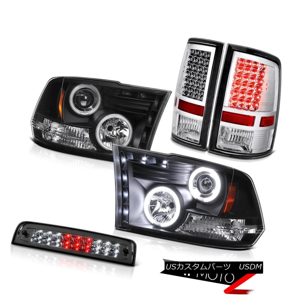 ヘッドライト 09-18 Ram 1500 2500 3500 5.7L Third Brake Light Chrome Taillamps Headlamps Cool 09-18 Ram 1500 2500 3500 5.7L第3ブレーキライトクロームタイルランプヘッドランプクール 【並行輸入品】