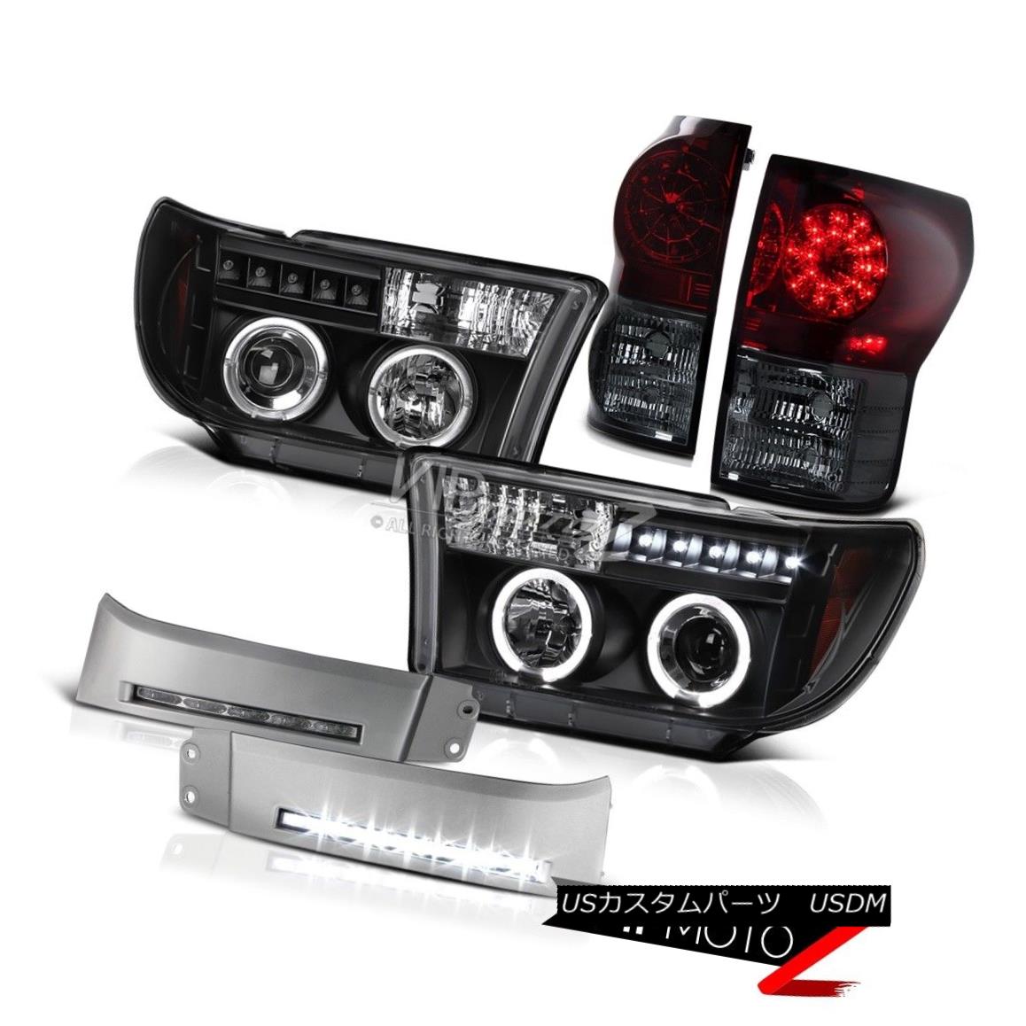 ヘッドライト 2007-2013 Tundra Extended Standard Crew Wine Red Tail Light Halo Headlights LED 2007-2013 Tundra Extended StandardクルーワインレッドテールライトHaloヘッドライトLED 【並行輸入品】