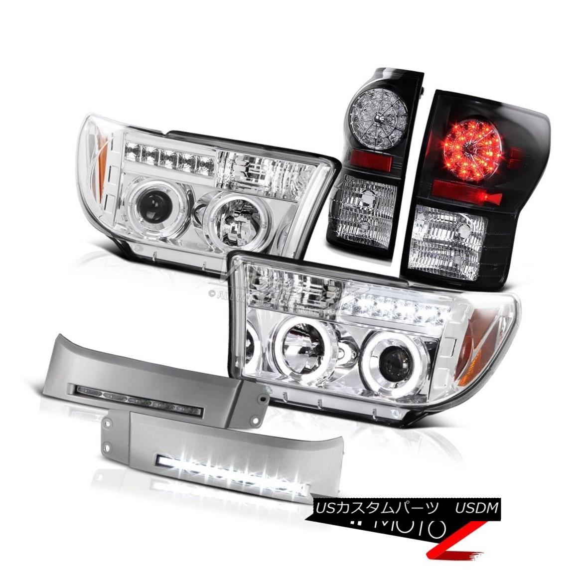 ヘッドライト 07 08 09 10 11 12 13 Tundra Chrome Projector Headlights LED DRL Fog Tail Lamps 07 08 09 10 11 12 13 Tundra ChromeプロジェクターヘッドライトLED DRL Fogテールランプ 【並行輸入品】