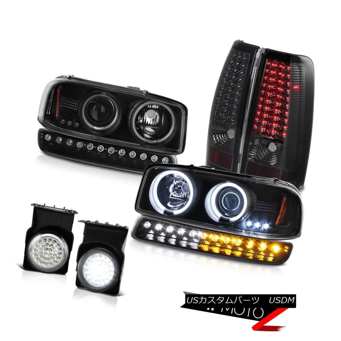 ヘッドライト 03-06 GMC Sierra Chrome fog lamps smokey taillights parking lamp ccfl headlamps 03-06 GMCシエラ・クローム・フォグ・ランプスモー・テールライト・パーキング・ランプccflヘッドライト 【並行輸入品】
