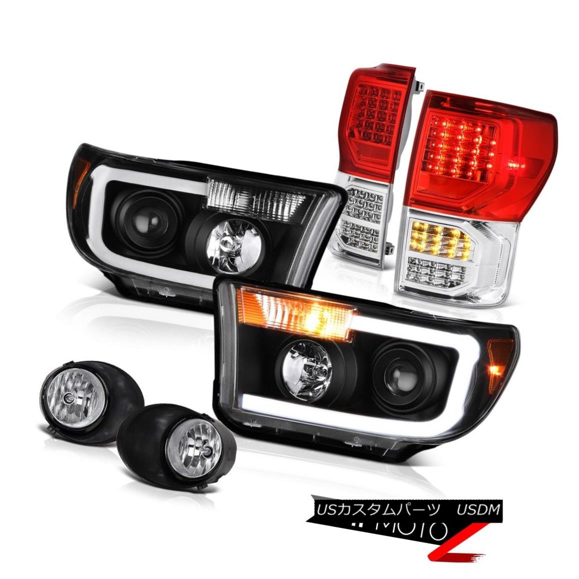 ヘッドライト 2007-2013 Toyota Tundra Limited Wine Red Taillamps Headlights Fog Lights Newest 2007-2013トヨタ・トンドラ限定ワイン・レッド・タイルランプヘッドライトフォグ・ライト最新 【並行輸入品】
