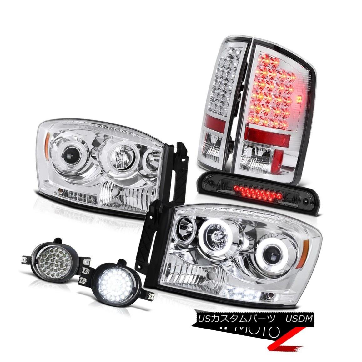 ヘッドライト 07 08 Ram PowerTech Halo Headlights Bright LED Taillight SMD Fog High Stop Smoke 07 08 Ram PowerTech Haloヘッドライト明るいLED尾灯SMD霧高停止煙 【並行輸入品】