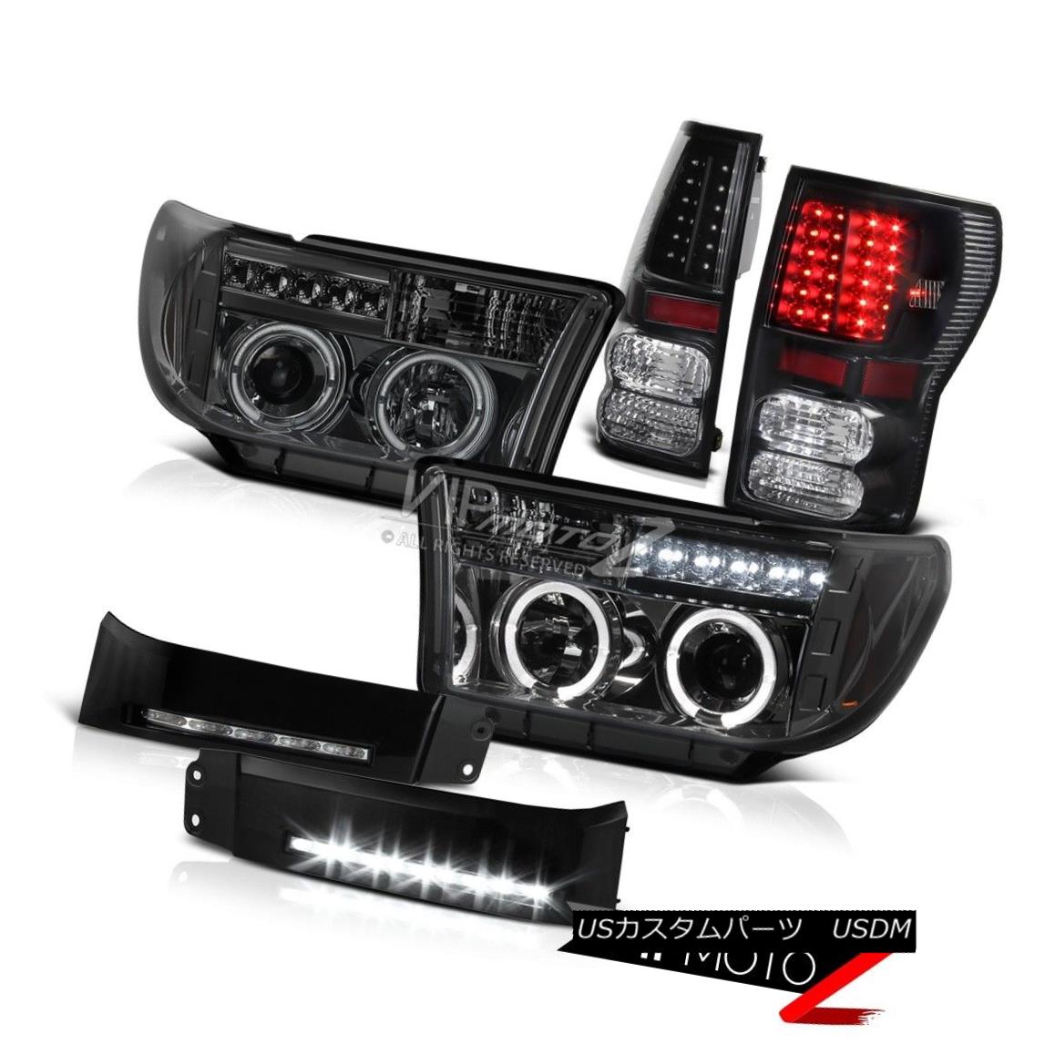 ヘッドライト 07 08 09 10 11 12 13 Tundra Black L.E.D Taillights Halo Headlights SMD Fog Bars 07 08 09 10 11 12 13 Tundra Black L.E.DターンライトヘイローヘッドライトSMDフォグバー 【並行輸入品】|カスタムパーツ WORLD倉庫