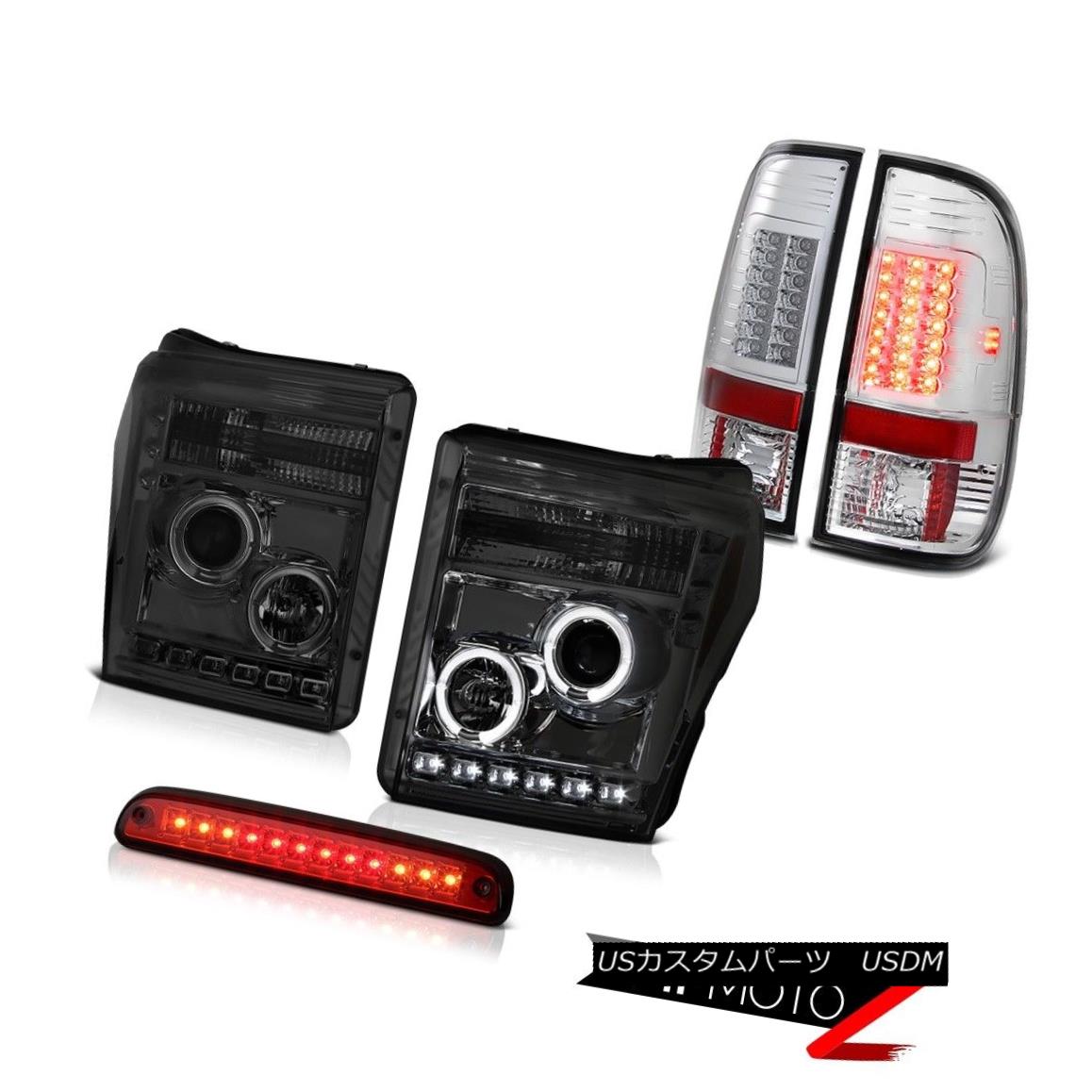ヘッドライト 11-16 Ford F-250 F-350 Red Roof Brake Lamp Sterling Chrome Tail Lamps Headlamps 11-16フォードF-250 F-350赤い屋根のブレーキランプスターリングクロムテールランプヘッドランプ 【並行輸入品】|カスタムパーツ WORLD倉庫