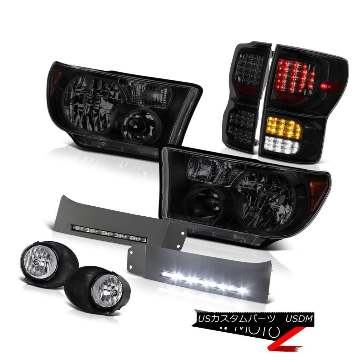 ヘッドライト 2007-2013 Toyota Tundra SR5 Taillamps Headlights DRL Strip Chrome Foglights SMD 2007-2013 Toyota Tundra SR5タイルランプヘッドランプDRL Strip Chrome Foglights SMD 【並行輸入品】