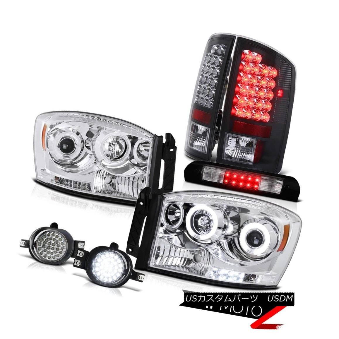 ヘッドライト 2007-2008 Ram WS Euro CCFL Ring Headlamps L.E.D Rear Tail Lights DRL System 3RD 2007-2008ラムWSユーロCCFLリングヘッドライトL.E.DリアテールライトDRLシステム3RD 【並行輸入品】 84,216円