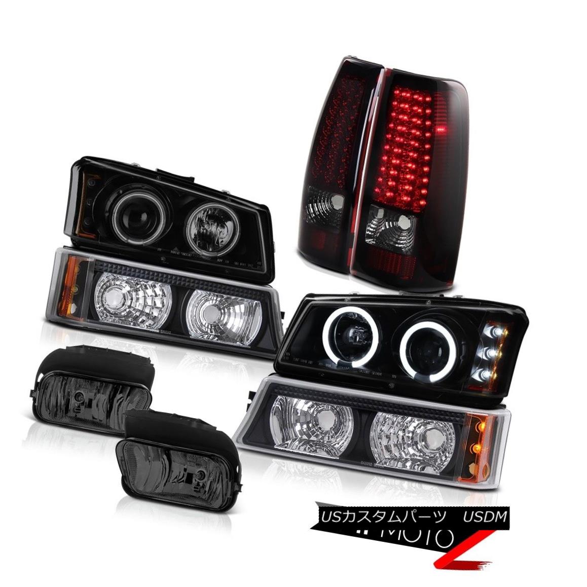 ヘッドライト Angel Headlights Black Parking Brake Lights Bumper Foglamp 03 04 05 06 Silverado エンジェルヘッドライトブラックパーキングブレーキライトバンパーフォグランプ03 04 05 06シルバラード 【並行輸入品】