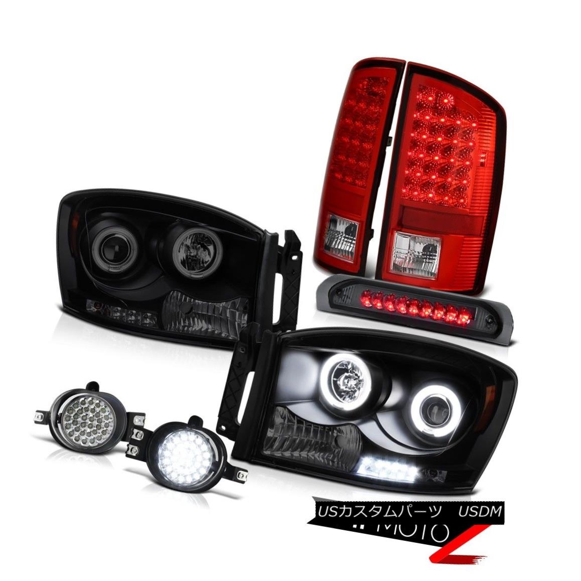 ヘッドライト CCFL Halo Headlight LED Tail Light Fog Light Third Ram Hemi 5.7L Sport 2007 2008 CCFL HaloヘッドライトLEDテールライトフォグライトThird Ram Hemi 5.7Lスポーツ2007 2008 【並行輸入品】|カスタムパーツ WORLD倉庫