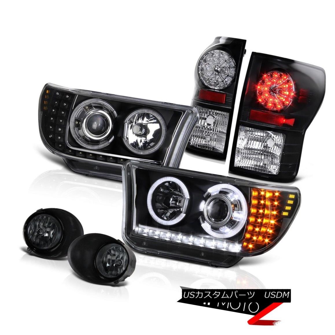 ヘッドライト Black Projector Led Headlamp+Led Tail Light+Fog Lamp 07-2013 Toyota Tundra 黒プロジェクターLedヘッドライト+ Ledテールライト+フォグランプ07-2013 Toyota Tundra 【並行輸入品】｜カスタムパーツ WORLD倉庫