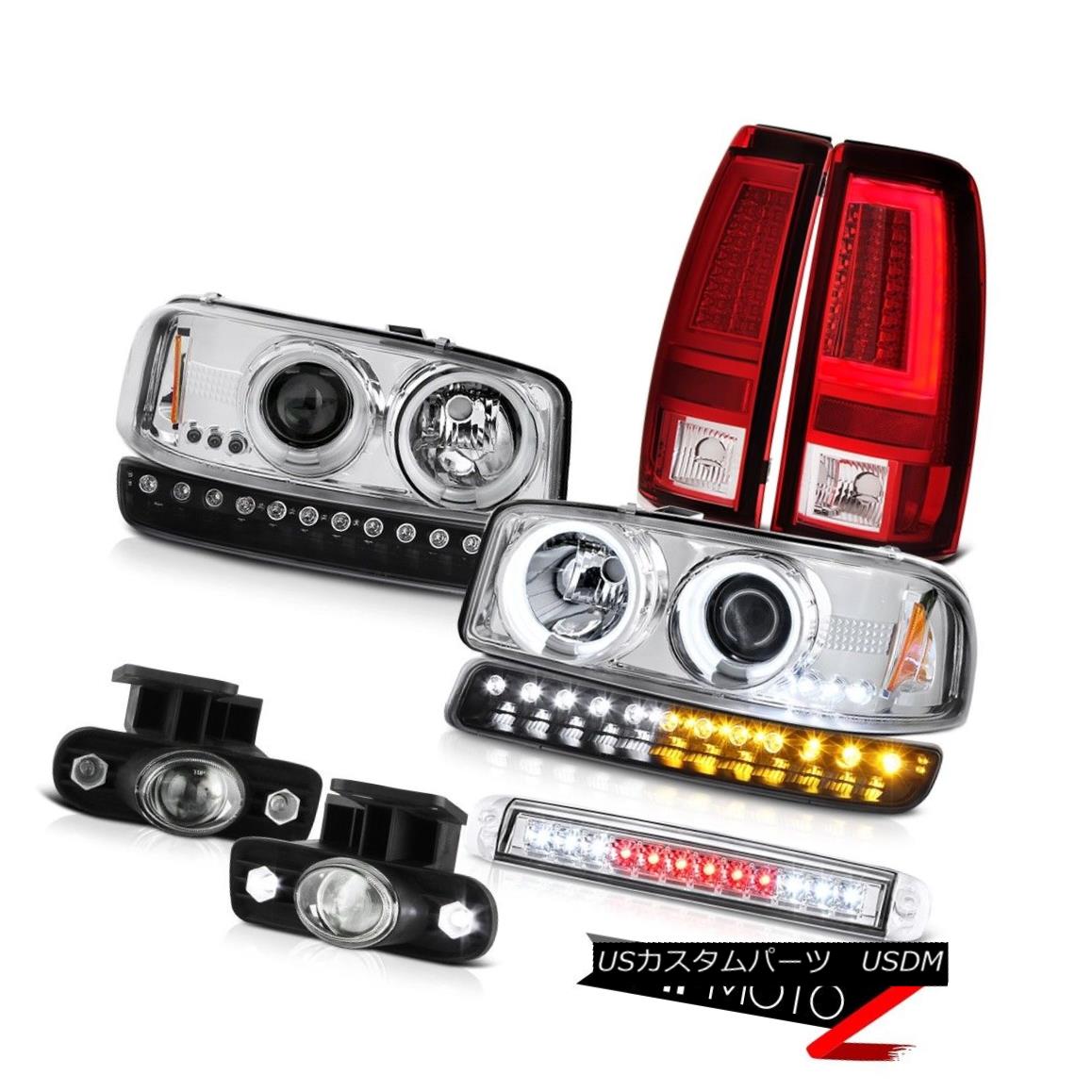 ヘッドライト 1999-2002 Sierra GMT800 Taillamps Roof Cab Light Bumper Foglamps CCFL Headlamps 1999-2002 Sierra GMT800 TaillampsルーフキャブライトバンパーフォグランプCCFLヘッドランプ 【並行輸入品】｜カスタムパーツ WORLD倉庫