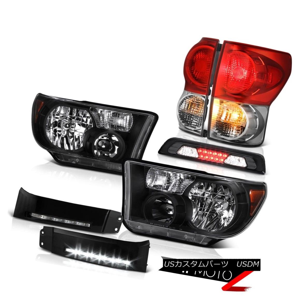 ヘッドライト 07-13 Toyota Tundra Limited Headlights Bumper DRL Third Brake Lamp Rear Lamps 07-13トヨタ・トンドラリミテッドヘッドライトバンパーDRLサードブレーキランプリア・ランプ 【並行輸入品】