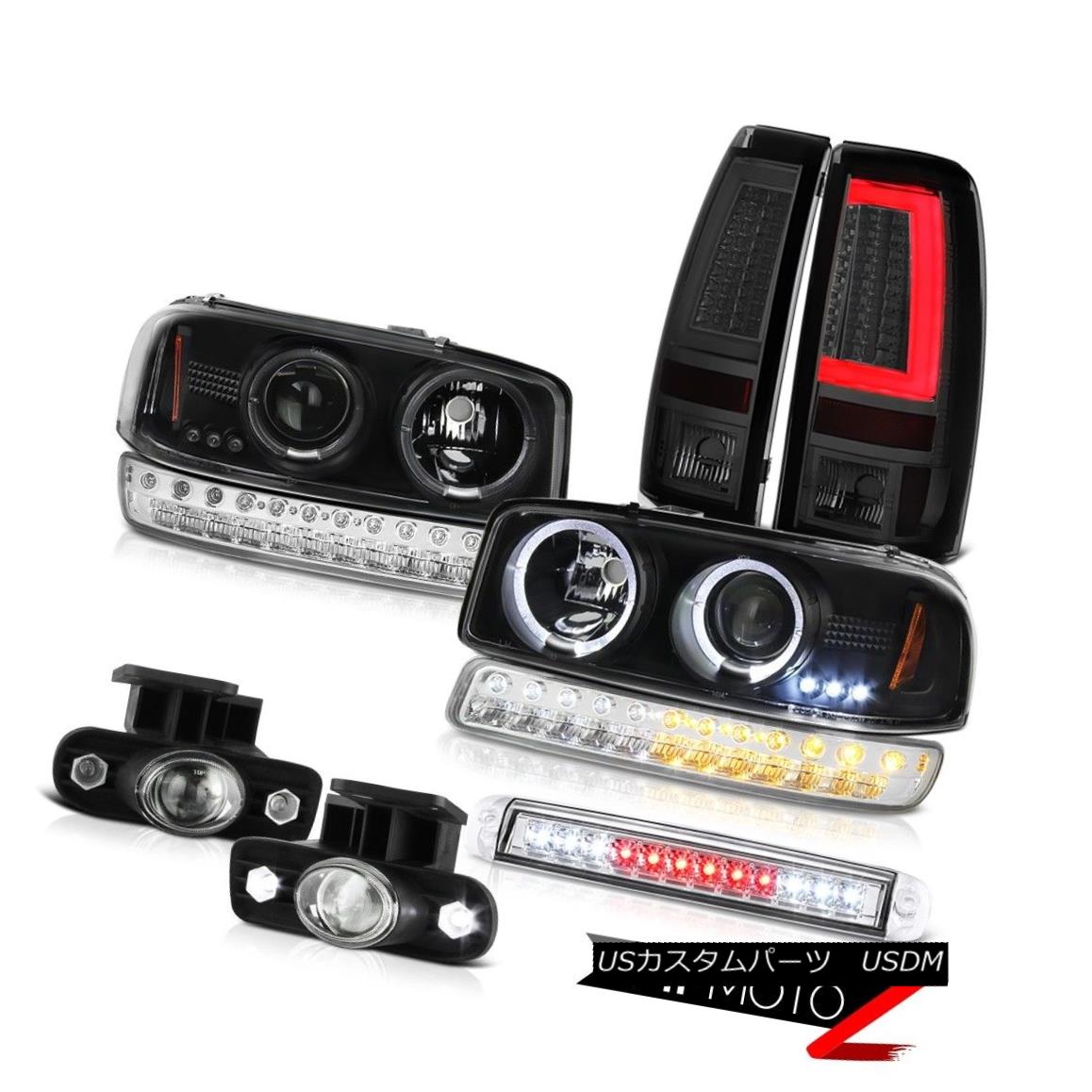 ヘッドライト 99-02 Sierra 6.0L Smokey Tail Lamps Roof Cab Lamp Fog Bumper Headlamps Projector 99-02 Sierra 6.0Lスモーキーテールランプルーフキャブランプフォグバンパーヘッドランププロジェクター 【並行輸入品】