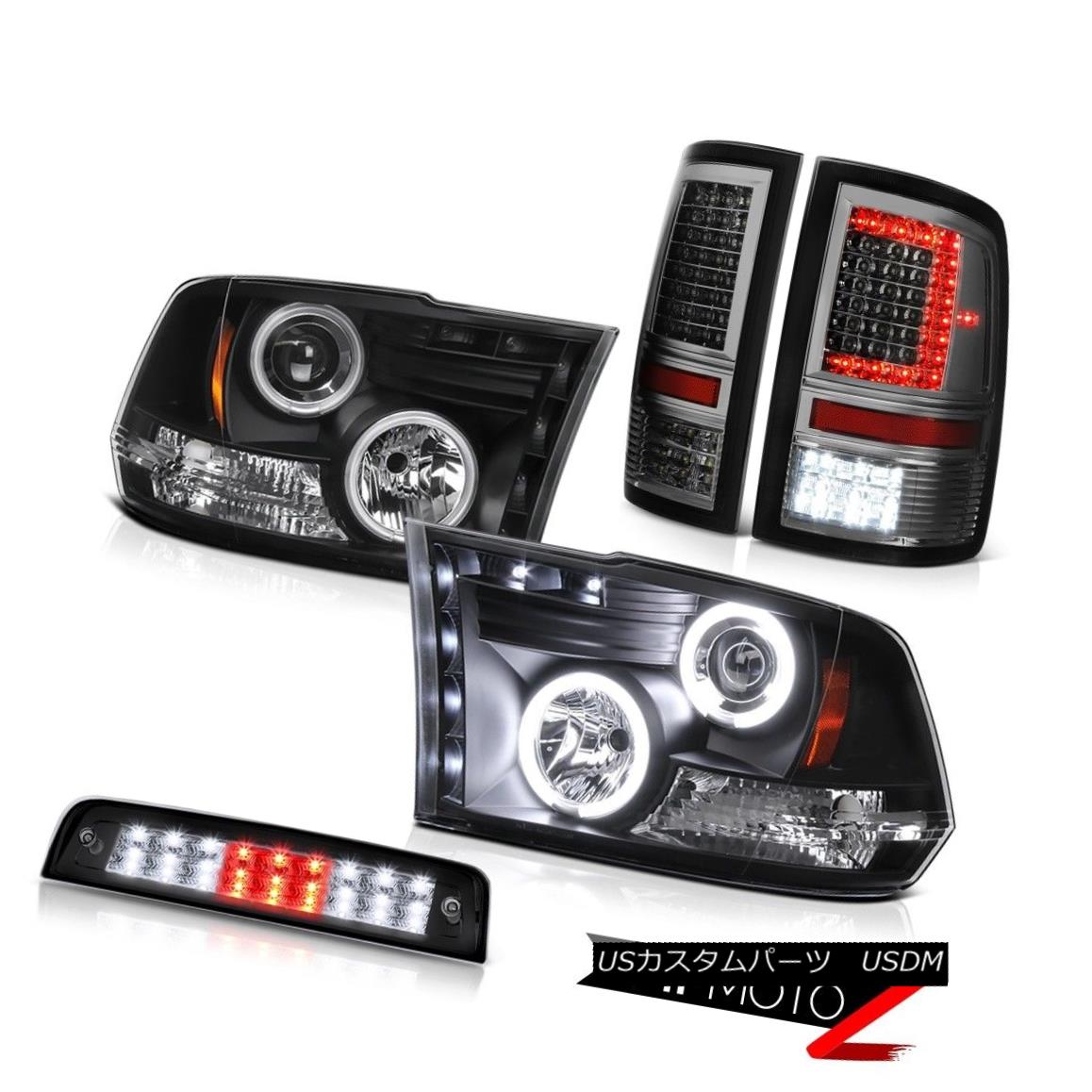 ヘッドライト 09-16 17 18 Dodge RAM 1500 Brake Lights Dark Smoke Tail Projector Head Lights 09-16 17 18ダッジRAM 1500ブレーキライトダークスモークテールプロジェクターヘッドライト 【並行輸入品】