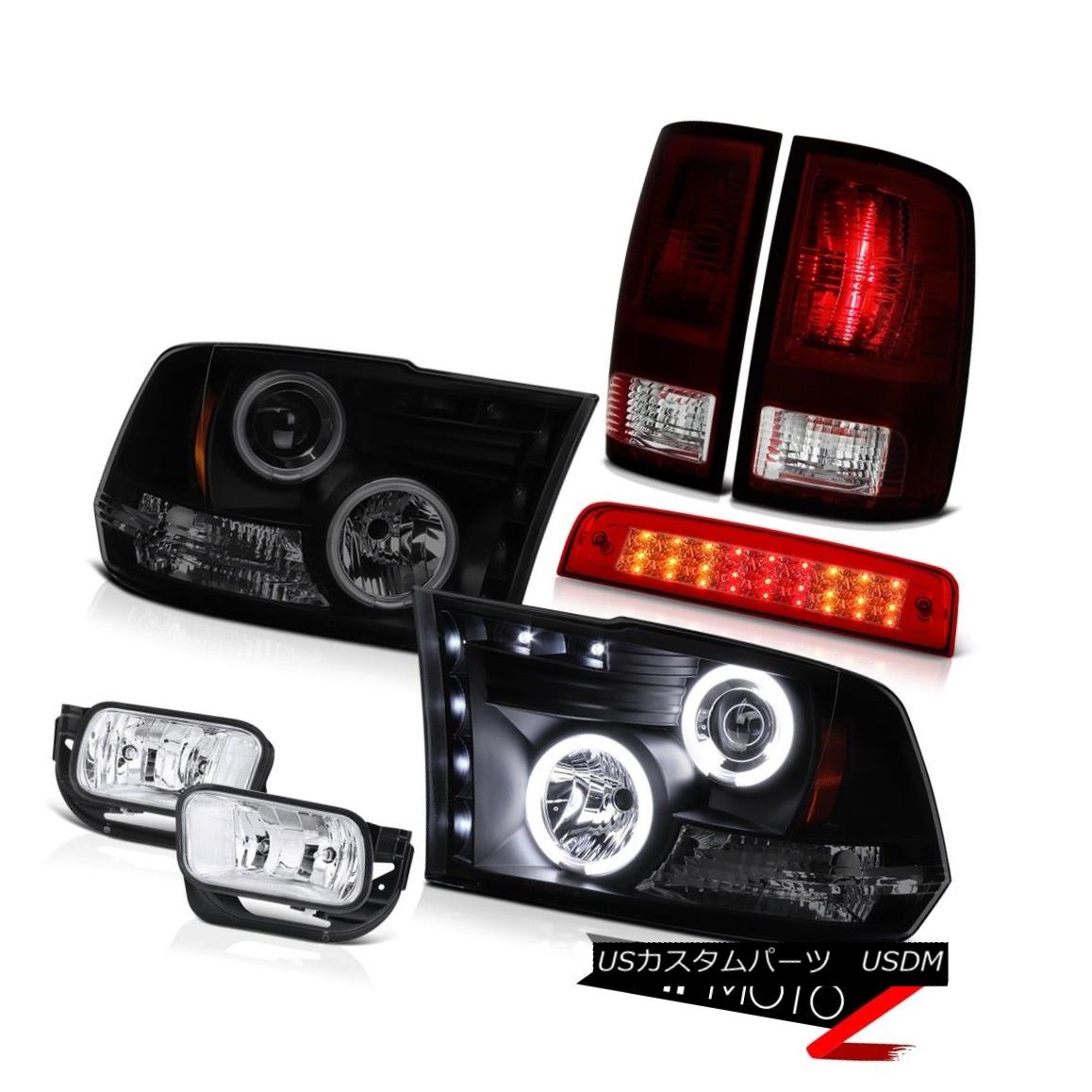 ヘッドライト 10-18 Ram 2500 3500 5.7L Red 3RD Brake Light Fog Lamps Rear Headlamps LED NeweST 10-18 Ram 2500 3500 5.7L赤3RDブレーキライトフォグランプリアヘッドランプLED NeweST 【並行輸入品】