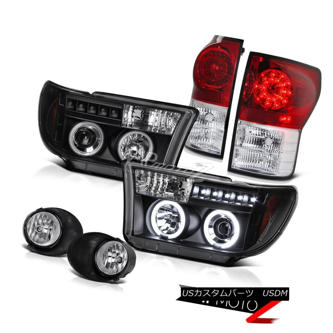 ヘッドライト 2007-2013 Tundra CCFL Halo Projector Headlight+Led Tail Light+Fog Lamp 6PC COMBO 2007-2013 Tundra CCFL Haloプロジェクターヘッドライト+ Ledテールライト+フォグランプ6PC COMBO 【並行輸入品】