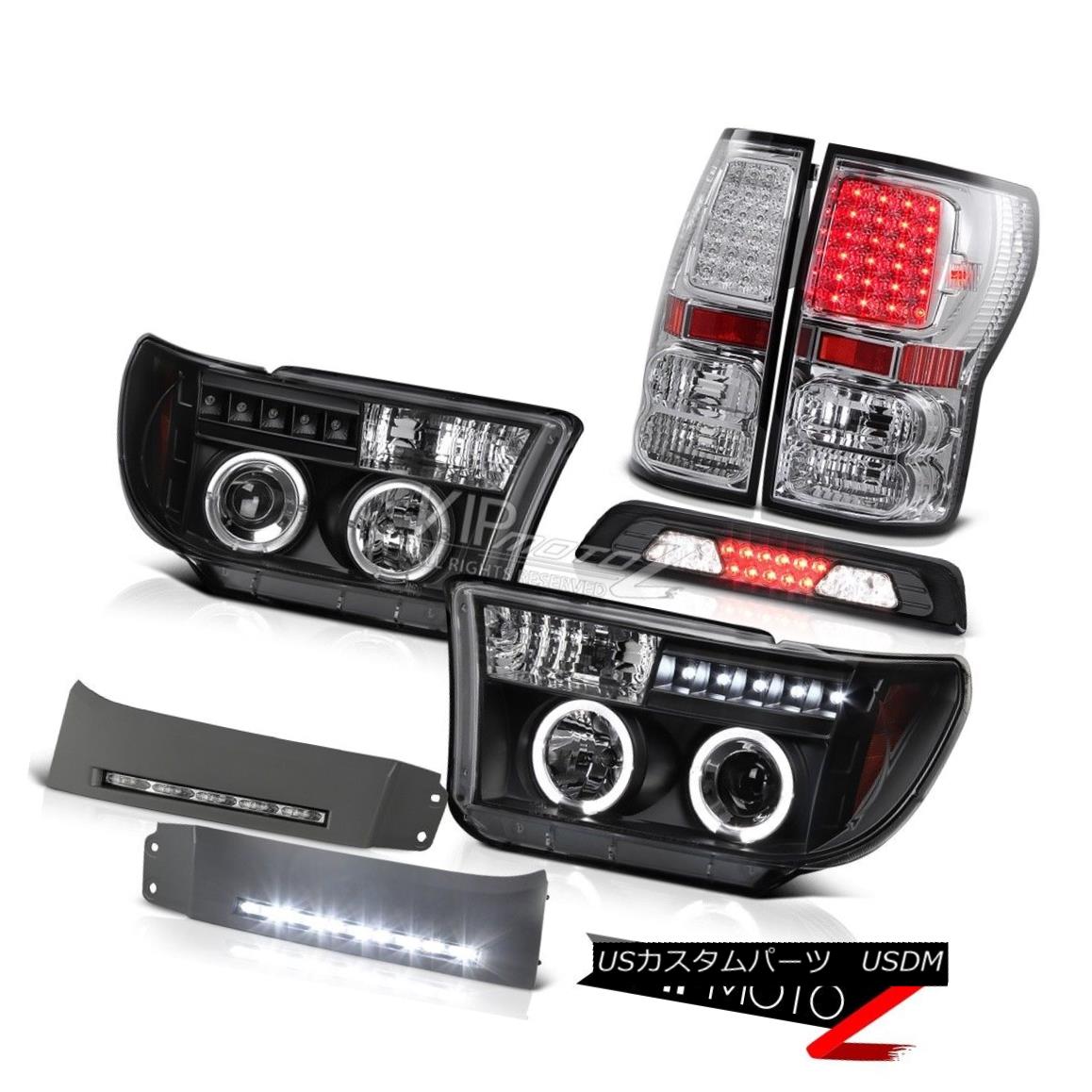 ヘッドライト 07-13 Toyota Tundra Platinum DRL Strip Roof Brake Lamp Rear Lights Headlights 07-13トヨタトンドラプラチナDRLストリップ屋根ブレーキランプリアライトヘッドライト 【並行輸入品】