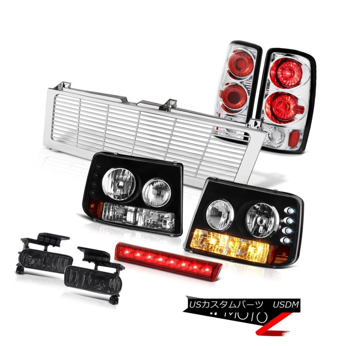 ヘッドライト Headlights Brake Tail Lights Smoke Fog Third LED Chrome 2000-2006 Suburban 8.1L ヘッドライトブレーキテールライトスモークフォグ第3 LEDクローム2000-2006郊外8.1L 【並行輸入品】