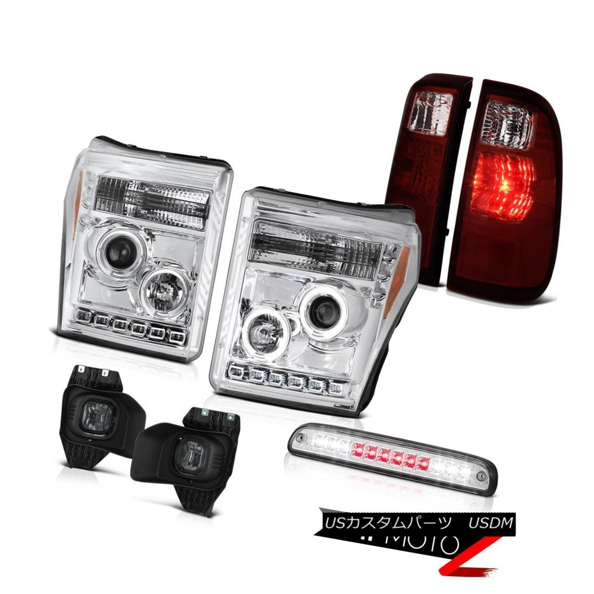 ヘッドライト 2011-2016 F250 Xlt Clear Chrome High Stop Light Foglights Tail Lights Headlamps 2011-2016 F250 Xltクリアクロームハイストップライトフォグライトテールライトヘッドランプ 【並行輸入品】｜カスタムパーツ WORLD倉庫